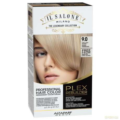 Permanent hair color Plex Rebuilder Permanent Color Cream - Shade: 9.0