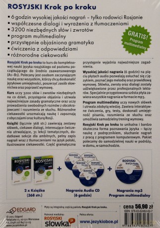 Rosyjski. Krok po kroku. Kurs audio (CD/Mp3) [KSIĄŻKA]