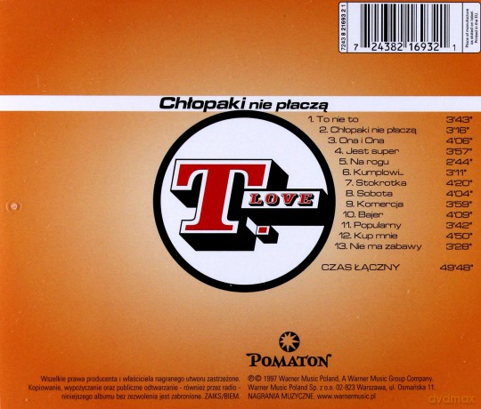 T.Love: Chłopaki Nie Płaczą [CD]