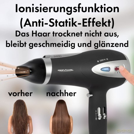 Professional hair dryer HTD 3113 Black