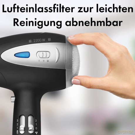 Professional hair dryer HTD 3113 Black