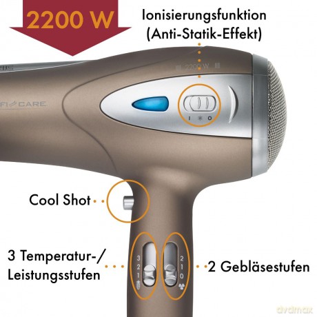 Professional hair dryer HTD 3113 BR