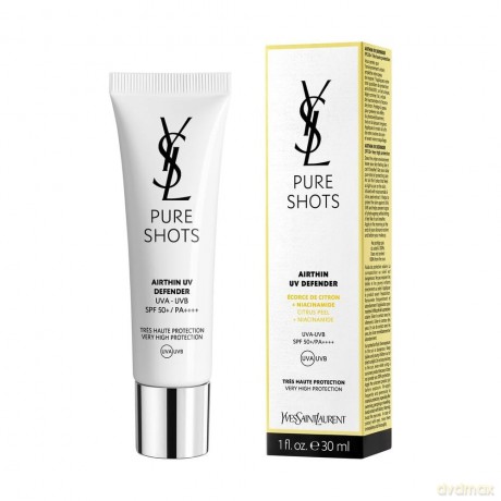 Protective skin cream SPF 50 Pure Shots Airthin UV Defender 30 ml