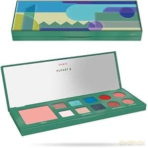 Pupart Small Green Face Palette Palette 11.4 g