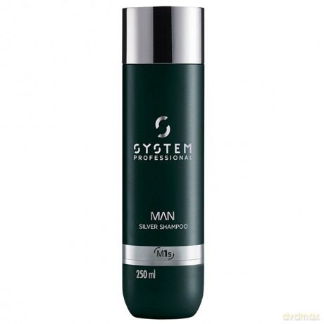 Purple shampoo for men Man Silver Shampoo 250 ml