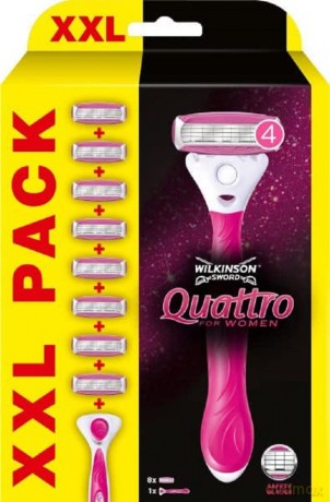 Quattro for Women razor + 8 heads