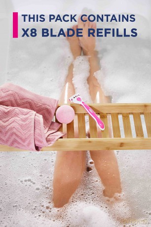 Quattro for Women razor + 8 heads