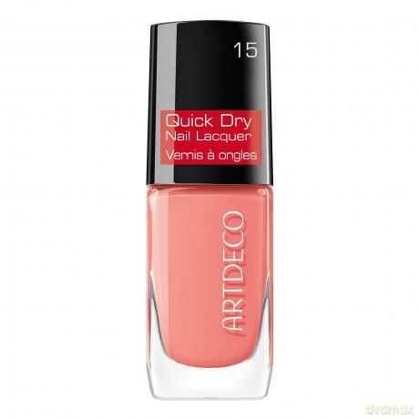 Quick Dry Nail Lacquer 10 ml - Shade: 15 Coral Charm