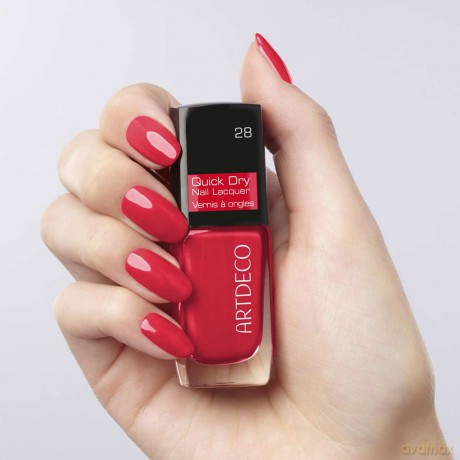 Quick Dry Nail Lacquer 10 ml - Shade: 28 Cranberry Syrup