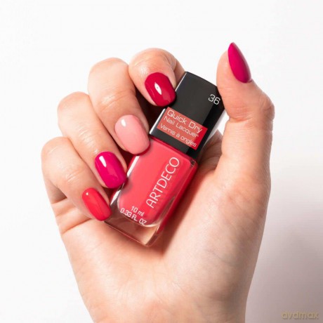 Quick Dry Nail Lacquer 10 ml - Shade: 36 Pink Passion