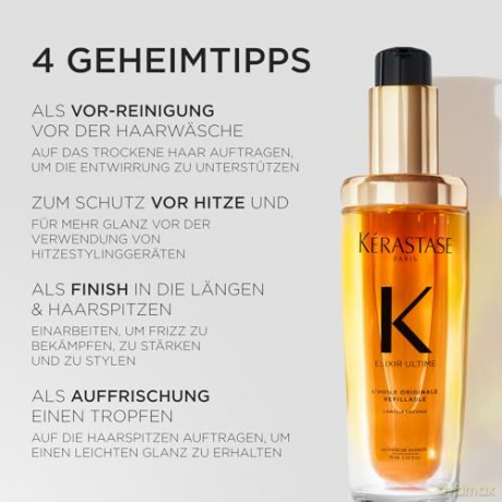Refill for Elixir Ultime LÂ´Huile Originale leave-in hair oil 75 ml