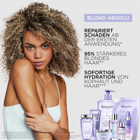 Refill for the hydrating and illuminating shampoo for lightened and highlighted hair Blond Absolu Bain Lumire Hydrating Illuminating Shampoo Refill 500 ml