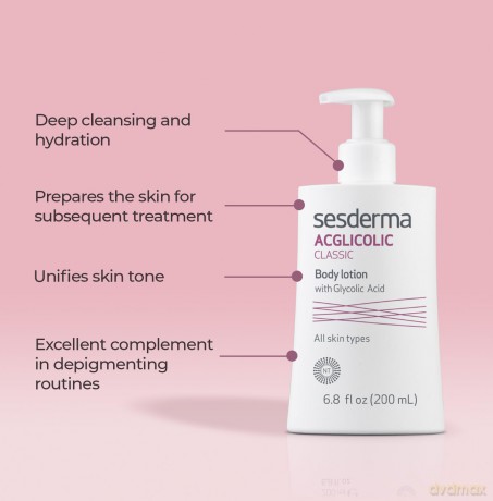 Regenerating body milk with anti-aging effect Acglicolic Classic Body Milk 200 ml