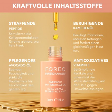 Regenerative skin oil Supercharged Overnight Skin Repair Face Oil 30 ml