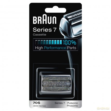 Replacement head with foil for the Combi Pack Series 7 70S Silver electric shaver