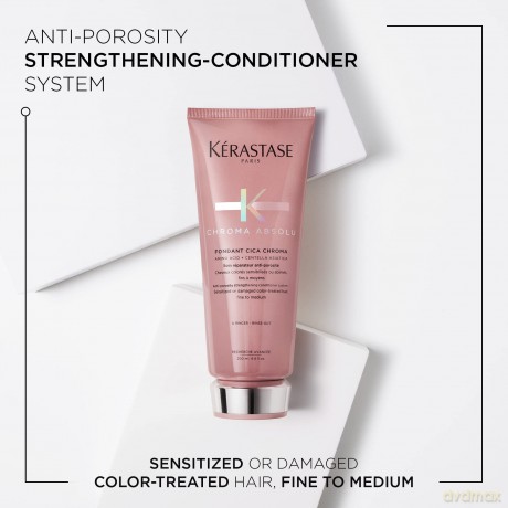 Restoring conditioner for colored hair Chroma Absolu Fondant Cica Chroma Conditioner - Volume: 200 ml
