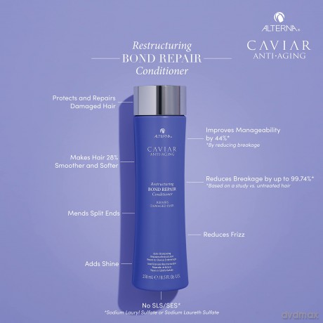 Restoring Conditioner For Damaged Hair Caviar Anti-Aging Restructuring Bond Repair Conditioner - Volume: 40 ml