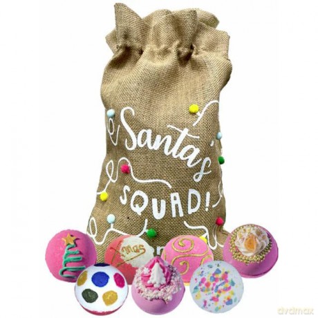 Santa`s Squad Bath Bomb Sack Set Gift Set