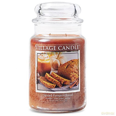 Scented candle in glass Spiced Pumpkin Bread 602 g