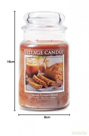 Scented candle in glass Spiced Pumpkin Bread 602 g