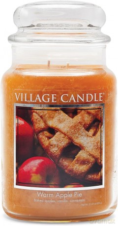 Scented candle in glass Warm Apple Pie 602 g