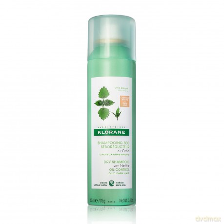 Seboregulating dry shampoo for dark oily hair nettle Dry Shampoo - Volume: 150 ml