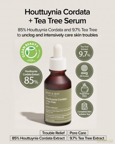 Serum for problematic skin Houttuynia Cordata + Tea Tree Serum 30 ml