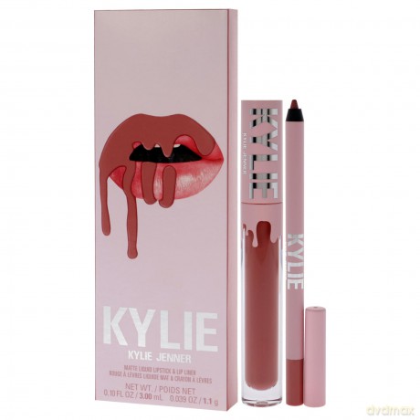 Set Matte Liquid Lipstick + Lip Liner - Shade: 300 Koko K