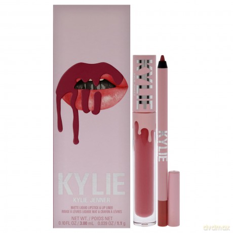 Set Matte Liquid Lipstick + Lip Liner - Shade: 302 Snow Way Bae