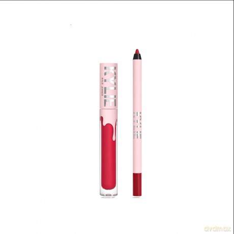 Set Matte Liquid Lipstick + Lip Liner - Shade: 402 Mary Jo