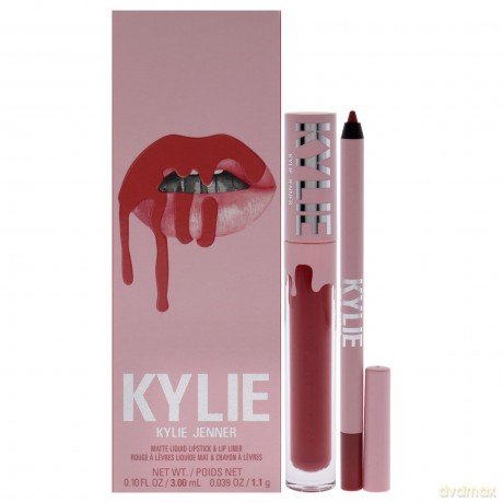 Set Matte Liquid Lipstick + Lip Liner - Shade: 500 Kristen
