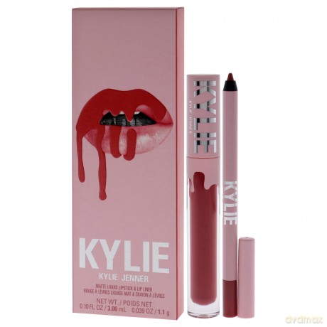 Set Matte Liquid Lipstick + Lip Liner - Shade: 500 Kristen