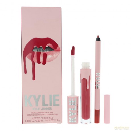 Set Matte Liquid Lipstick + Lip Liner - Shade: 503 Bad Lil Thing