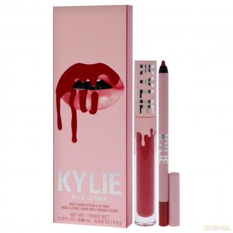 Set Matte Liquid Lipstick + Lip Liner - Shade: 503 Bad Lil Thing