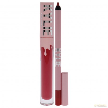 Set Matte Liquid Lipstick + Lip Liner - Shade: 503 Bad Lil Thing