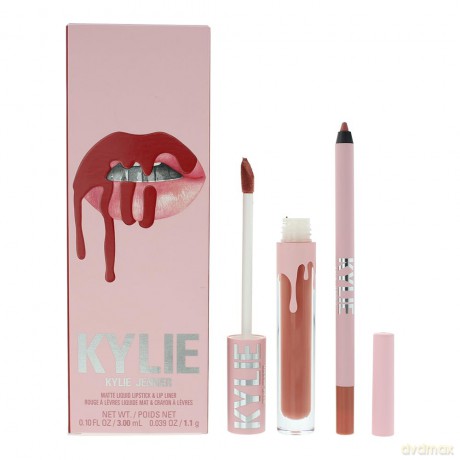 Set Matte Liquid Lipstick + Lip Liner - Shade: 801 Queen