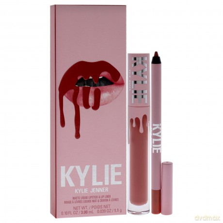 Set Matte Liquid Lipstick + Lip Liner - Shade: 801 Queen