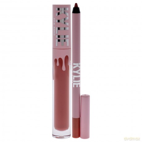 Set Matte Liquid Lipstick + Lip Liner - Shade: 801 Queen