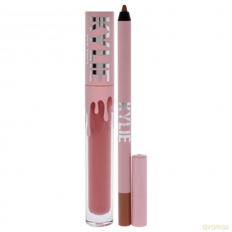 Set Matte Liquid Lipstick + Lip Liner - Shade: 808 Kylie