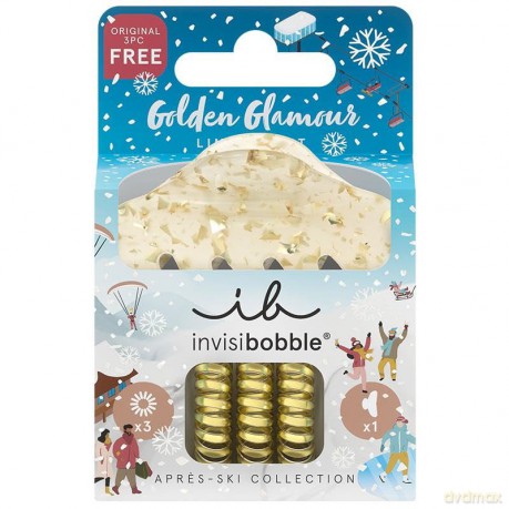 Set of Apres Ski Golden Glamor hair accessories