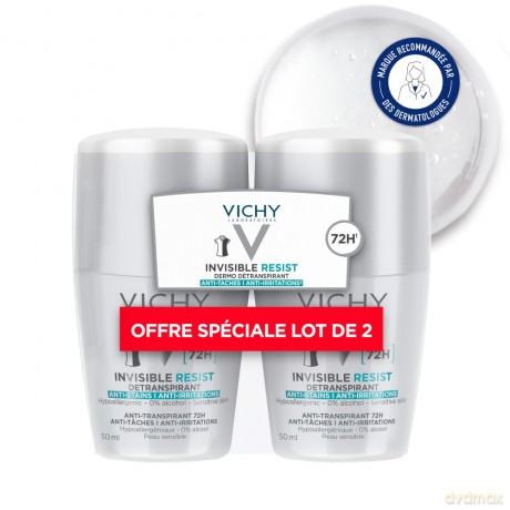 Set of ball antiperspirants Invisible Resist 72H Antiperspirant 2 x 50 ml