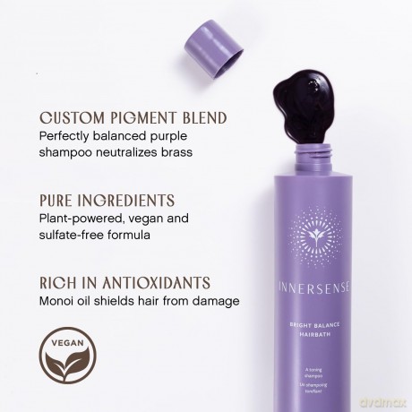 Shampoo for blonde hair Bright Balance Hairbath Shampoo - Volume: 295 ml