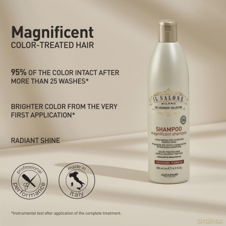 Shampoo for colored hair Magnificent Shampoo - Volume: 500 ml
