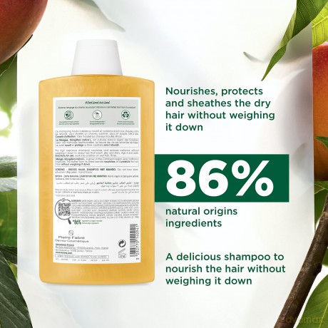 Shampoo for dry and damaged hair Mango Nourishing Treatment Shampoo - Volume: 400 ml