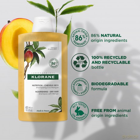 Shampoo for dry and damaged hair Mango Nourishing Treatment Shampoo - Volume: 400 ml
