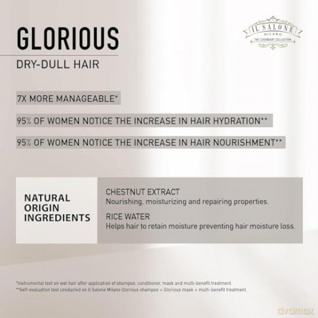 Shampoo for dry and dull hair Glorious Shampoo - Volume: 1000 ml