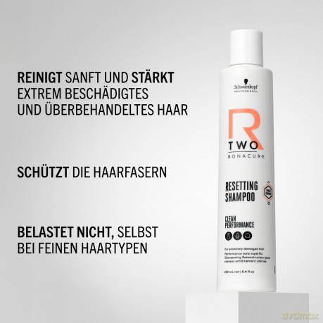 Shampoo for extremely damaged hair R-Two Bonacure Resetting Shampoo - Volume: 250 ml