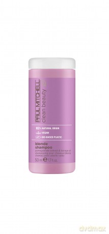 Shampoo neutralizing yellow tones Clean Beauty Blonde Shampoo - Volume: 50 ml