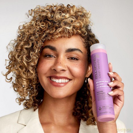 Shampoo neutralizing yellow tones Clean Beauty Blonde Shampoo - Volume: 50 ml
