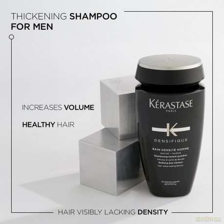 Shampoo to restore hair density for men Homme Bain-density Daily Care Shampoo - Volume: 250 ml